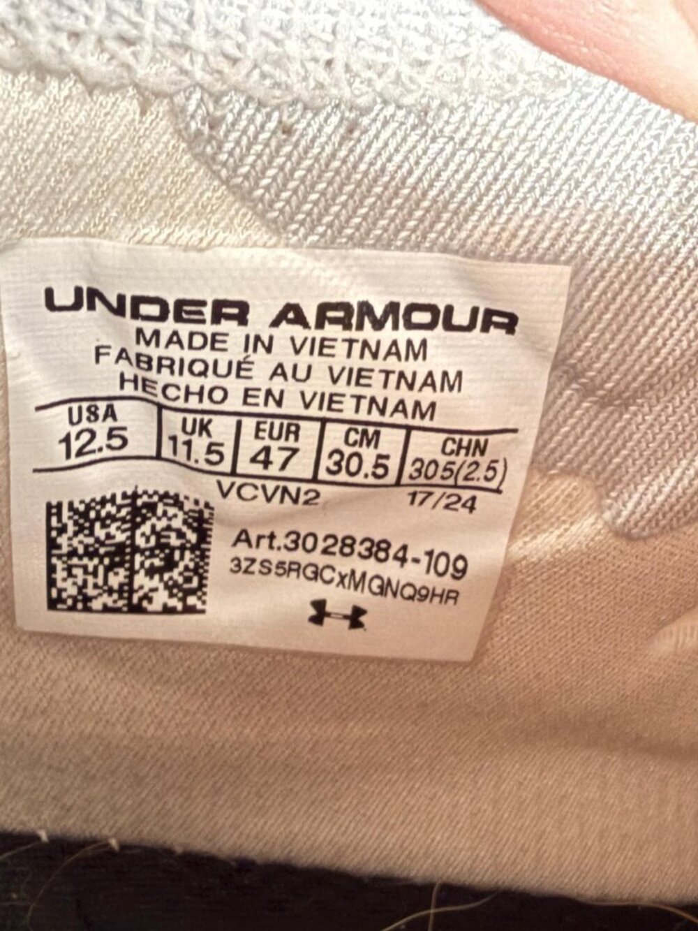 Under Armour HOVR Phantom 1 Men’s 12.5 Grey - Picture 3 of 7